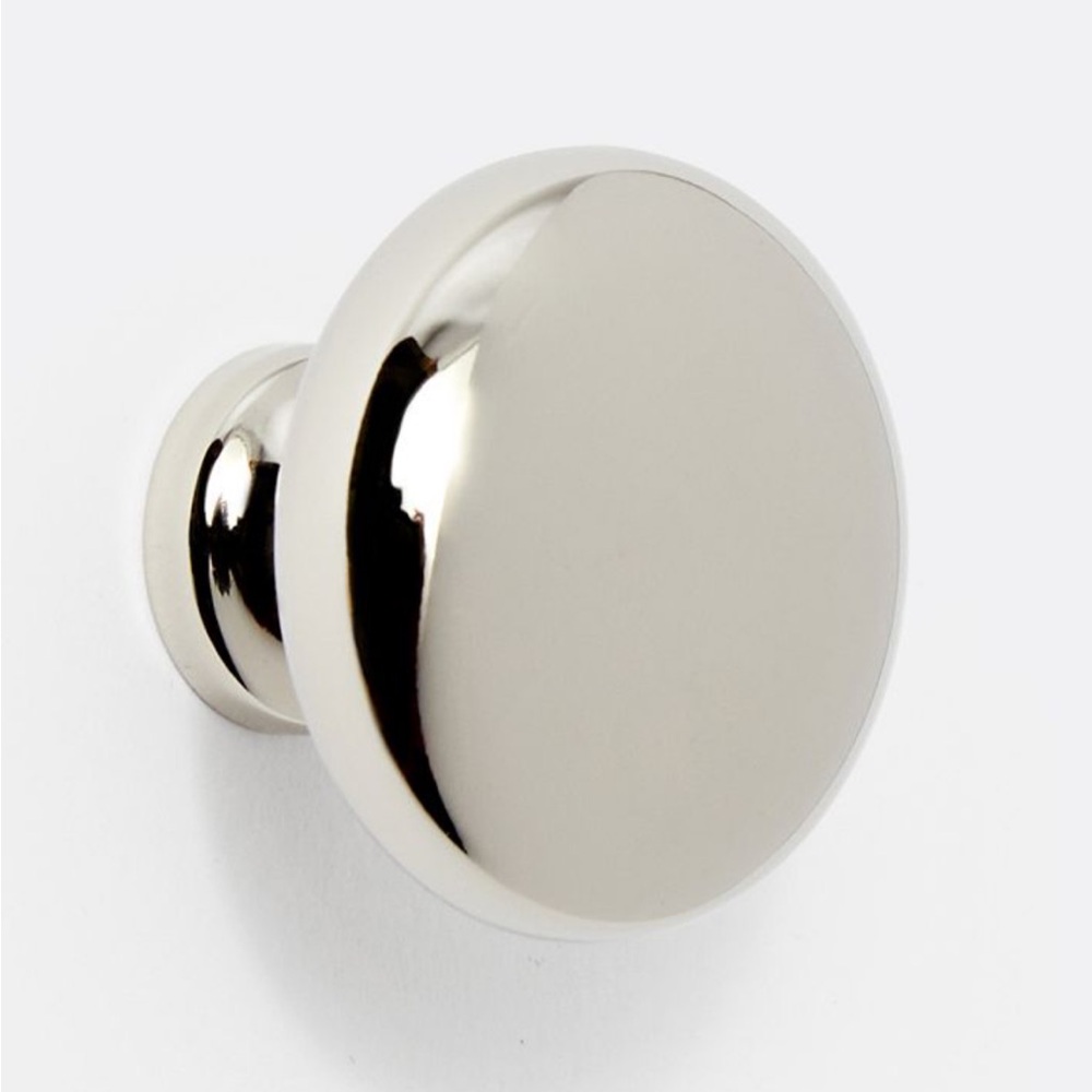 2 / Rejuvenation Claybourne Cabinet Knob in POLISHED NICKEL
